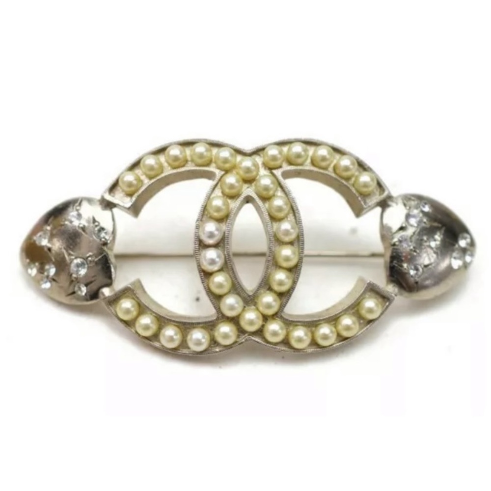 Authentic Chanel CC brooch
